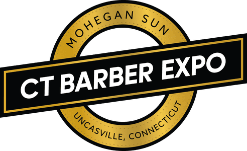 The logo of the CT Barber Expo.