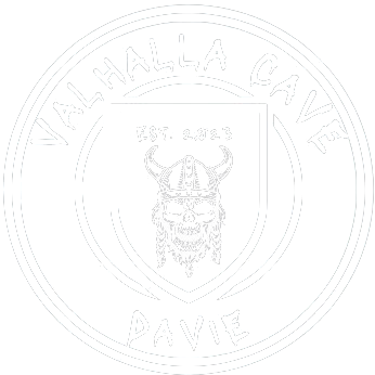 Logo of Valhalla Cave Barbershop in Davie, Florida